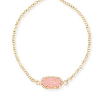 Kendra Scott Elaina Druzy Bracelet Pink